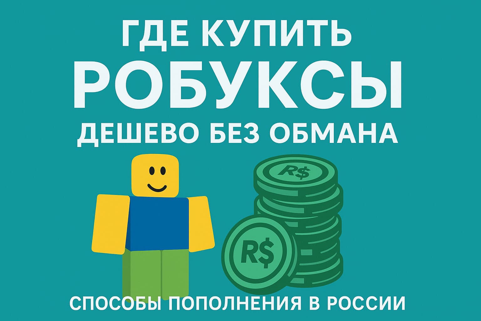 Где купить дешевые Робуксы без обмана - способы пополнения в России
